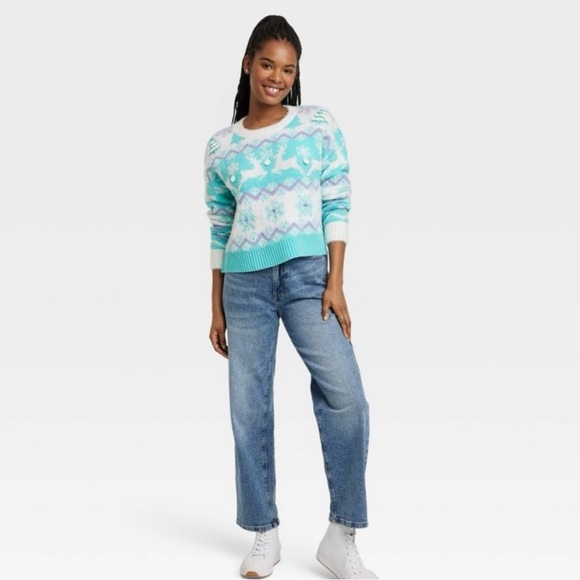 AFTER XMAS SALE!!!! 33 Degrees Winter/Holiday Fuzzy Sweater - Picture 2 of 12